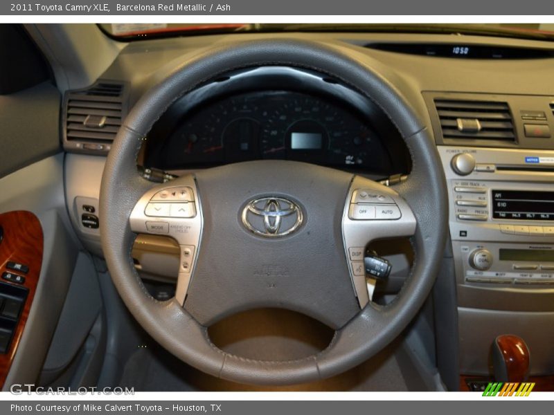 Barcelona Red Metallic / Ash 2011 Toyota Camry XLE