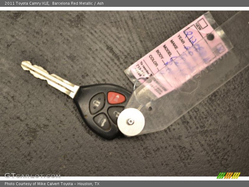 Barcelona Red Metallic / Ash 2011 Toyota Camry XLE