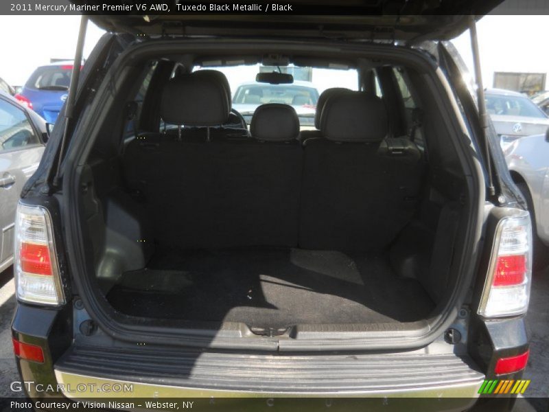 Tuxedo Black Metallic / Black 2011 Mercury Mariner Premier V6 AWD
