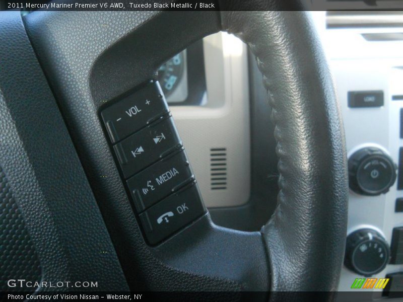 Tuxedo Black Metallic / Black 2011 Mercury Mariner Premier V6 AWD