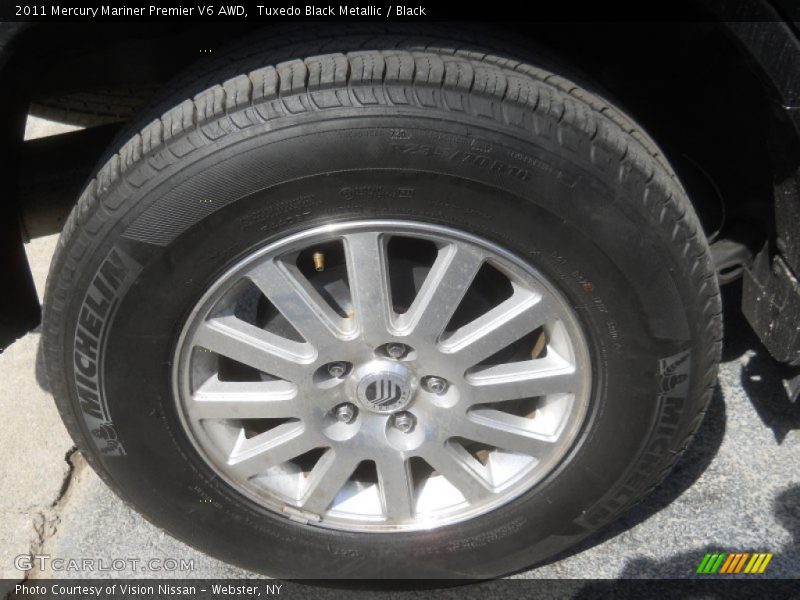 Tuxedo Black Metallic / Black 2011 Mercury Mariner Premier V6 AWD