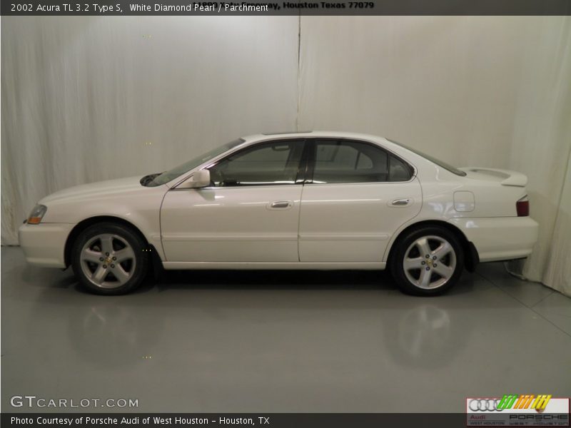 White Diamond Pearl / Parchment 2002 Acura TL 3.2 Type S