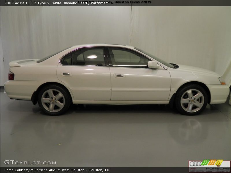 White Diamond Pearl / Parchment 2002 Acura TL 3.2 Type S