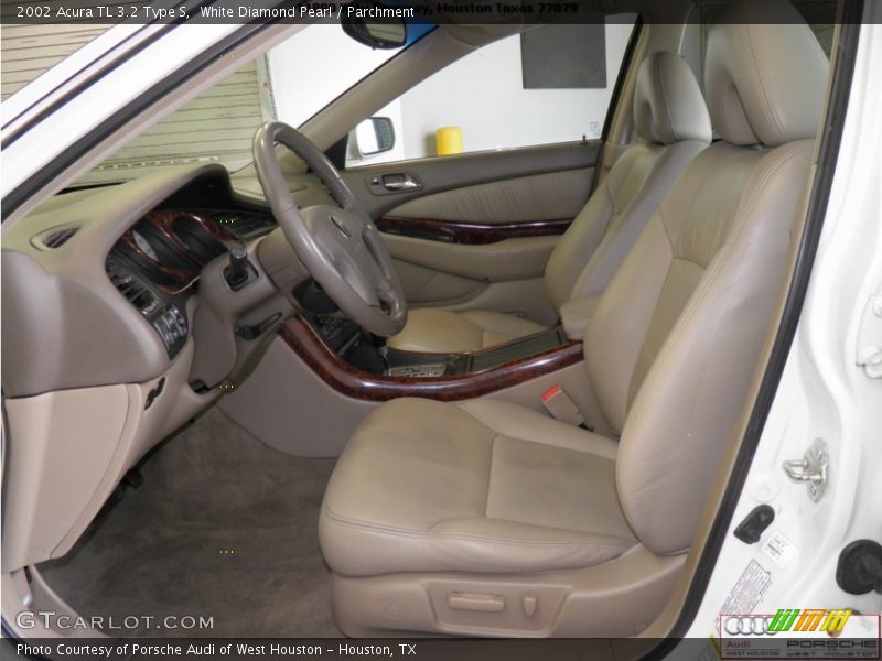 White Diamond Pearl / Parchment 2002 Acura TL 3.2 Type S