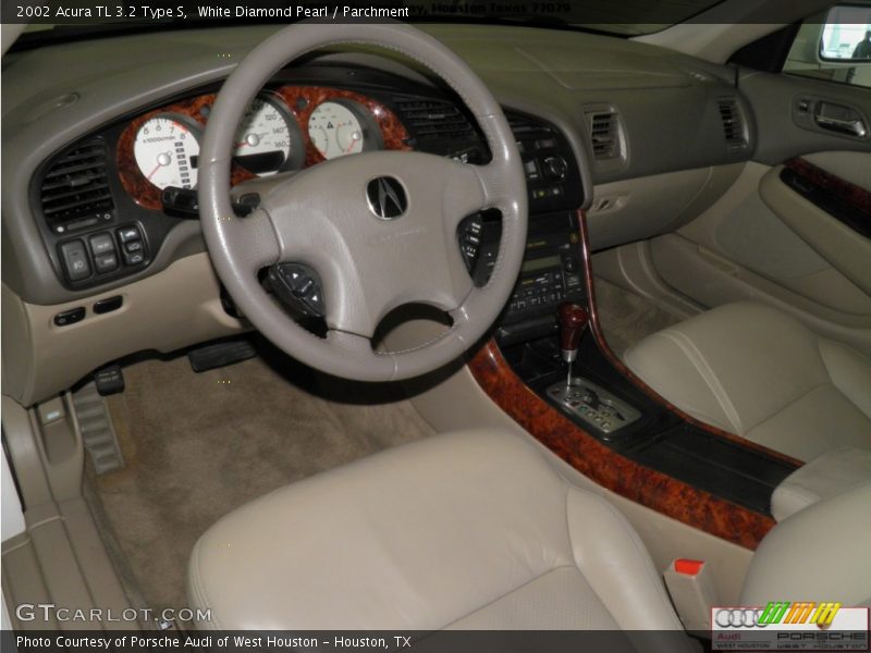 White Diamond Pearl / Parchment 2002 Acura TL 3.2 Type S
