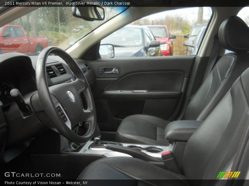 Ingot Silver Metallic / Dark Charcoal 2011 Mercury Milan V6 Premier