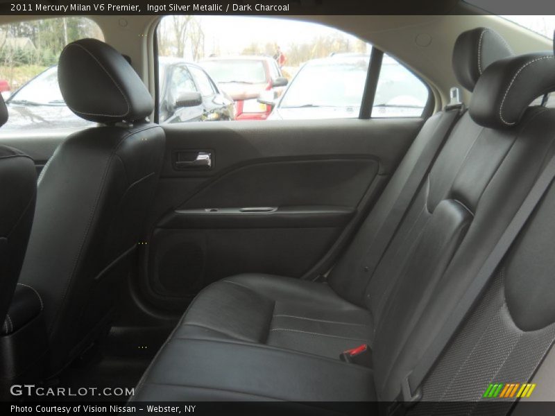 Ingot Silver Metallic / Dark Charcoal 2011 Mercury Milan V6 Premier