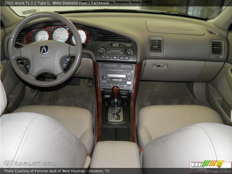 White Diamond Pearl / Parchment 2002 Acura TL 3.2 Type S