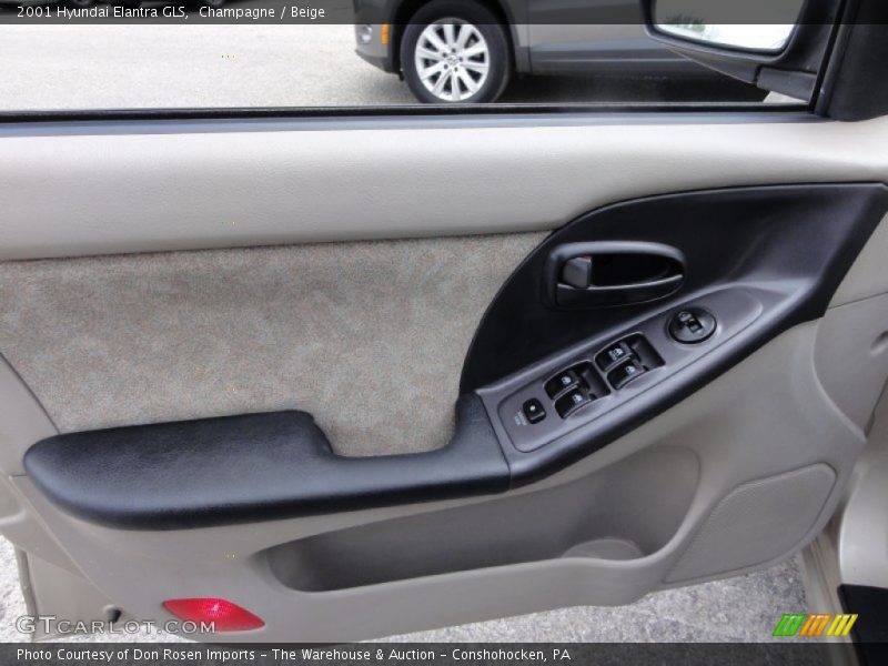 Champagne / Beige 2001 Hyundai Elantra GLS