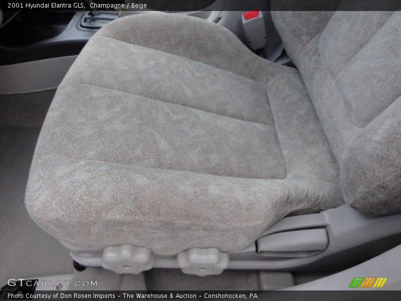 Champagne / Beige 2001 Hyundai Elantra GLS