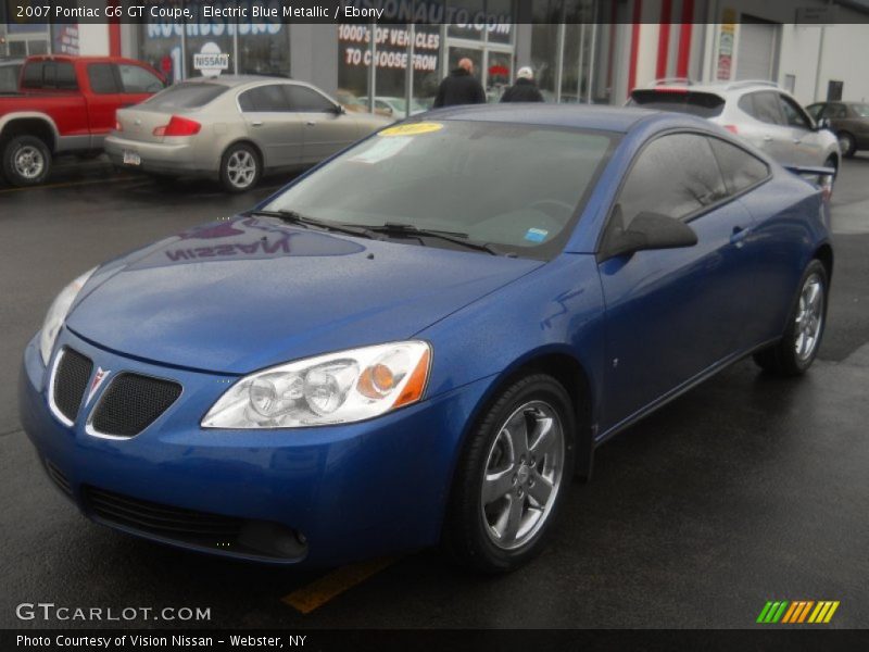 Electric Blue Metallic / Ebony 2007 Pontiac G6 GT Coupe