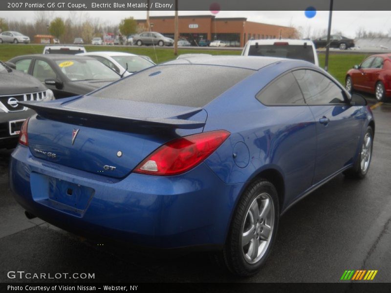 Electric Blue Metallic / Ebony 2007 Pontiac G6 GT Coupe