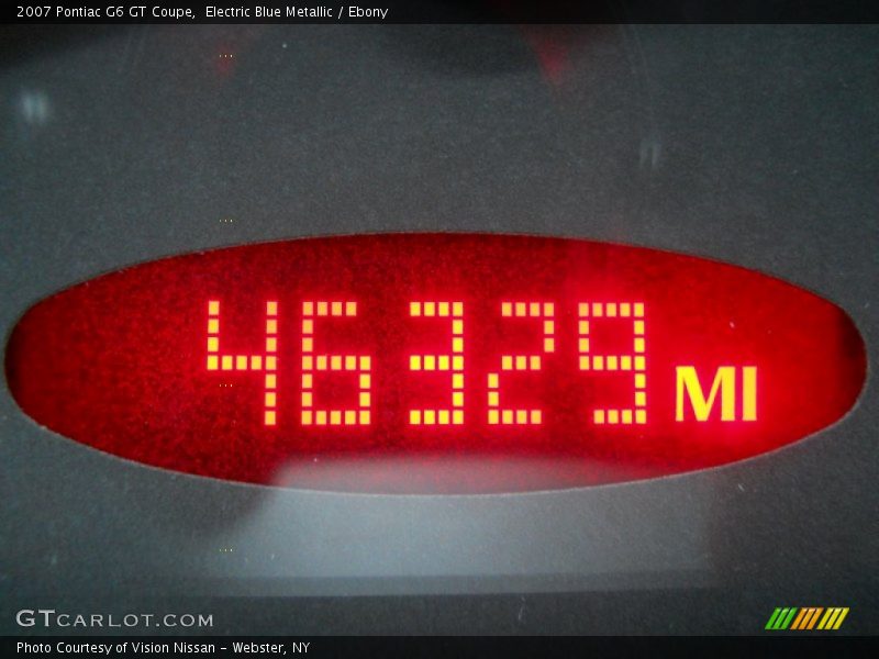 Electric Blue Metallic / Ebony 2007 Pontiac G6 GT Coupe