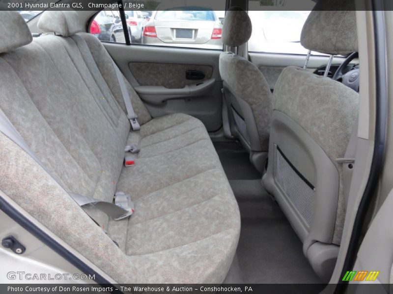 Champagne / Beige 2001 Hyundai Elantra GLS