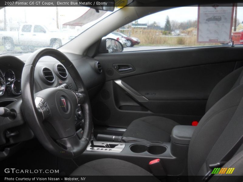 Electric Blue Metallic / Ebony 2007 Pontiac G6 GT Coupe