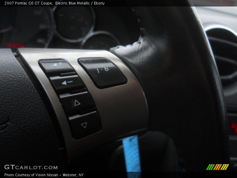 Electric Blue Metallic / Ebony 2007 Pontiac G6 GT Coupe