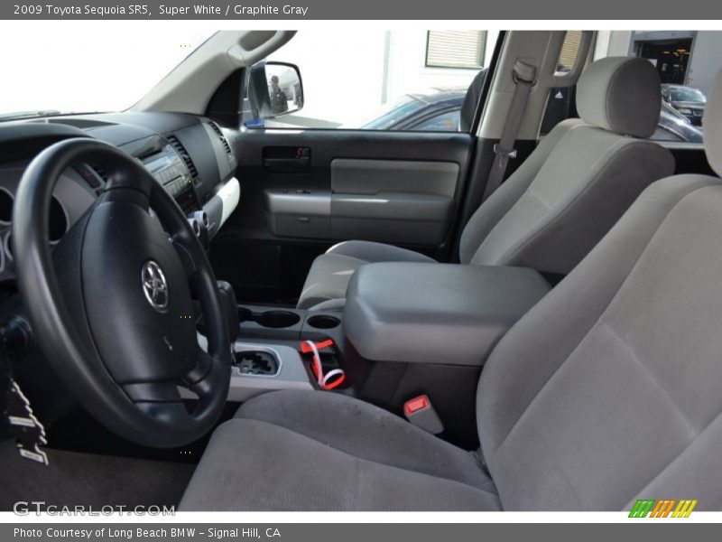 Super White / Graphite Gray 2009 Toyota Sequoia SR5