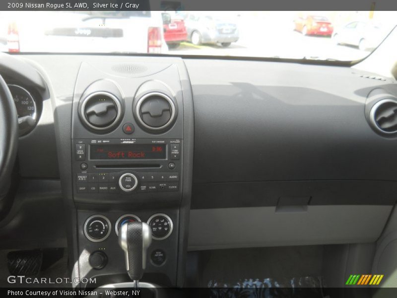 Silver Ice / Gray 2009 Nissan Rogue SL AWD