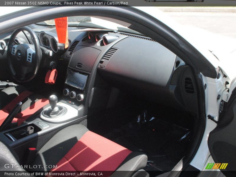 Pikes Peak White Pearl / Carbon/Red 2007 Nissan 350Z NISMO Coupe