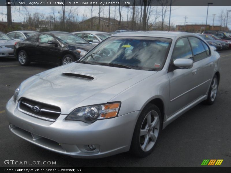 Brilliant Silver Metallic / Charcoal Black 2005 Subaru Legacy 2.5 GT Sedan