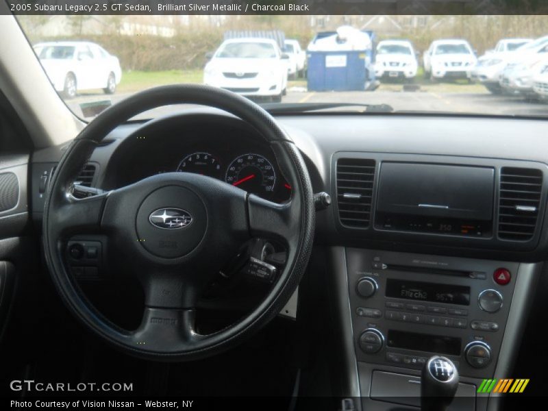 Brilliant Silver Metallic / Charcoal Black 2005 Subaru Legacy 2.5 GT Sedan