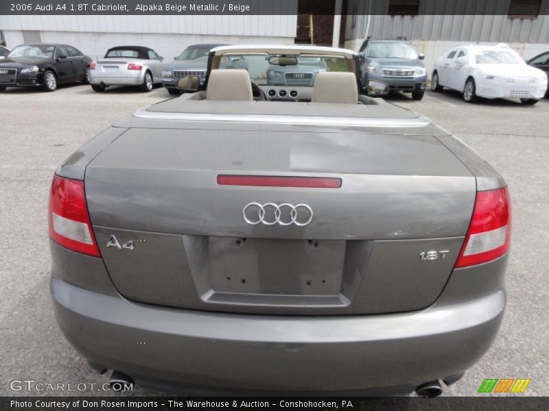 Alpaka Beige Metallic / Beige 2006 Audi A4 1.8T Cabriolet