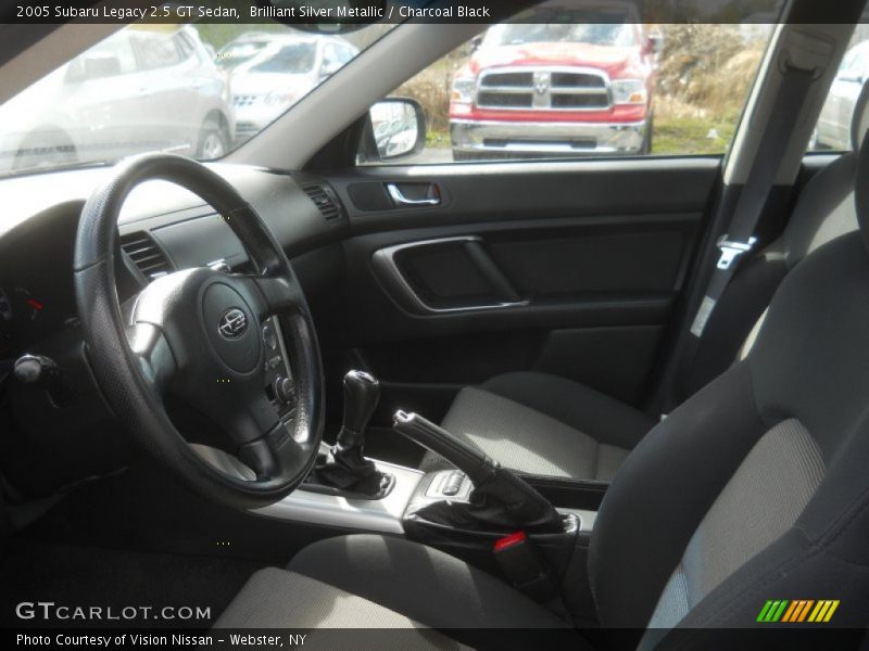 Brilliant Silver Metallic / Charcoal Black 2005 Subaru Legacy 2.5 GT Sedan
