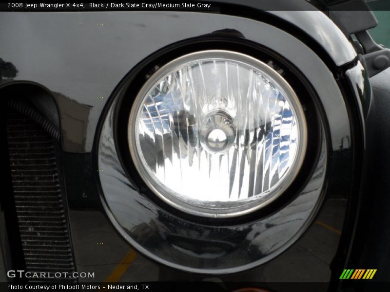 Black / Dark Slate Gray/Medium Slate Gray 2008 Jeep Wrangler X 4x4