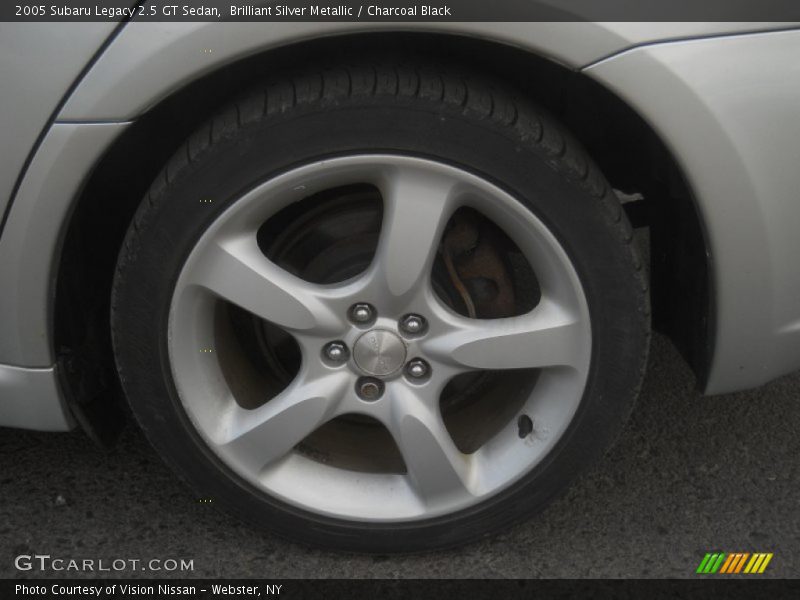 Brilliant Silver Metallic / Charcoal Black 2005 Subaru Legacy 2.5 GT Sedan