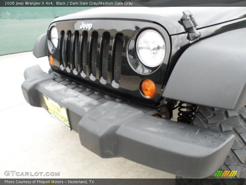 Black / Dark Slate Gray/Medium Slate Gray 2008 Jeep Wrangler X 4x4