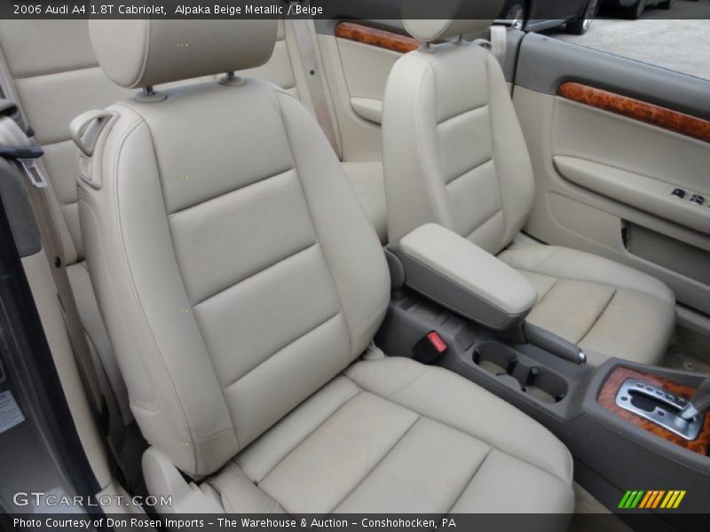 Alpaka Beige Metallic / Beige 2006 Audi A4 1.8T Cabriolet