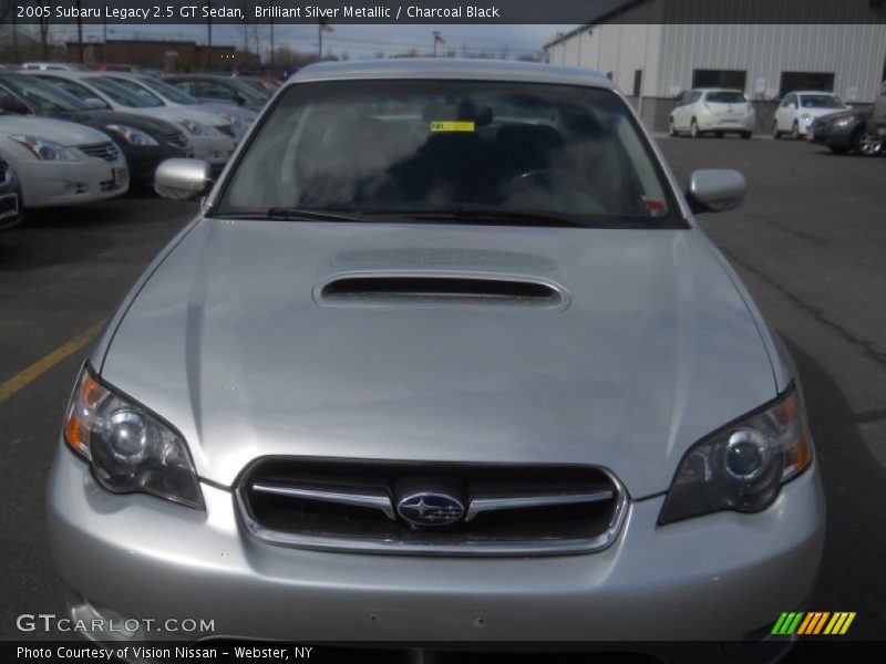 Brilliant Silver Metallic / Charcoal Black 2005 Subaru Legacy 2.5 GT Sedan