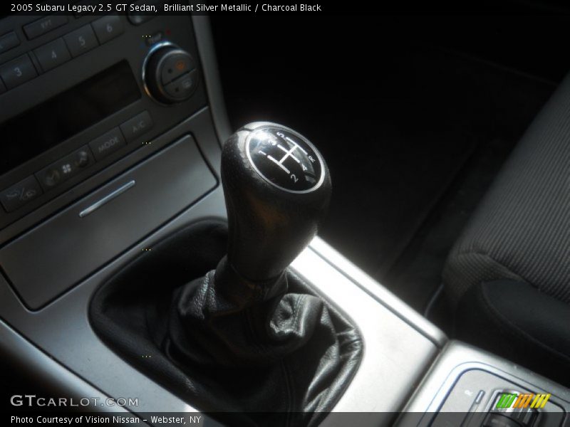 Brilliant Silver Metallic / Charcoal Black 2005 Subaru Legacy 2.5 GT Sedan