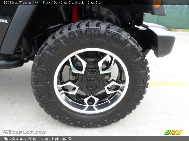Black / Dark Slate Gray/Medium Slate Gray 2008 Jeep Wrangler X 4x4