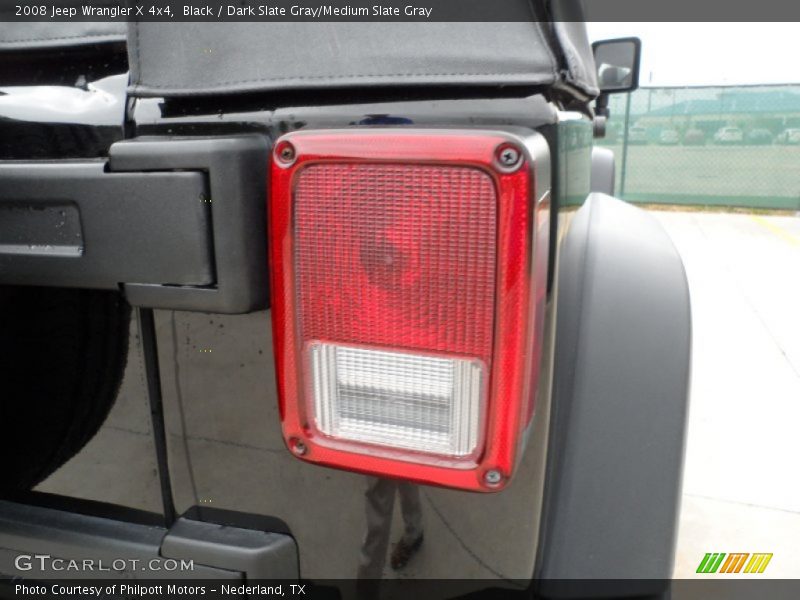 Black / Dark Slate Gray/Medium Slate Gray 2008 Jeep Wrangler X 4x4