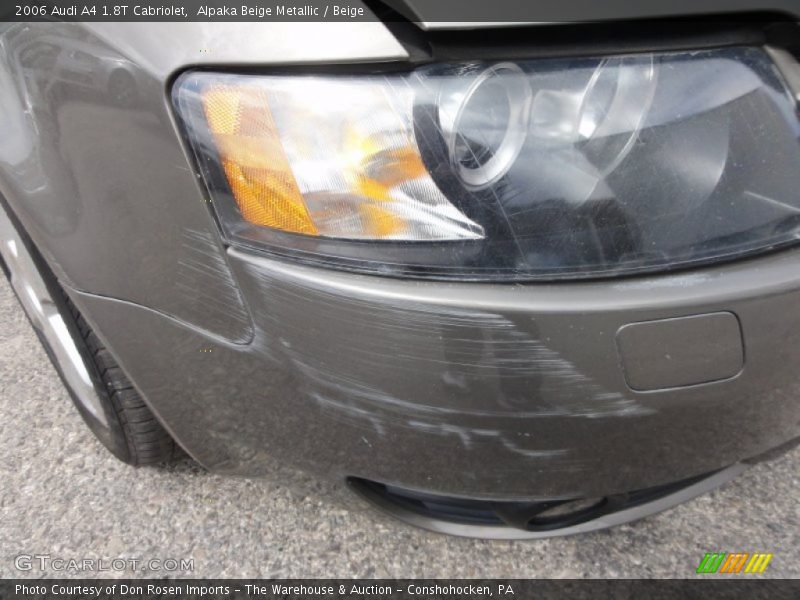 Alpaka Beige Metallic / Beige 2006 Audi A4 1.8T Cabriolet
