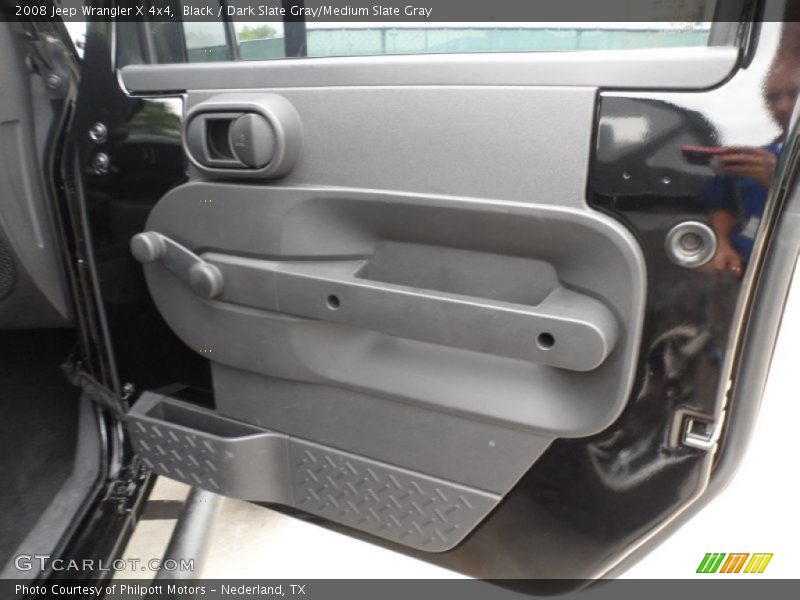 Black / Dark Slate Gray/Medium Slate Gray 2008 Jeep Wrangler X 4x4