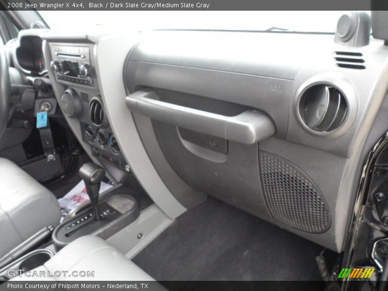 Black / Dark Slate Gray/Medium Slate Gray 2008 Jeep Wrangler X 4x4