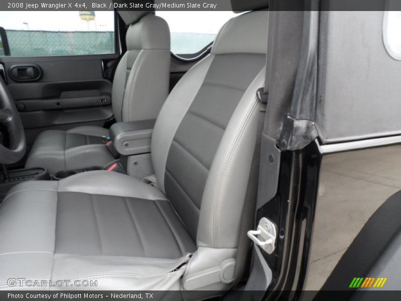 Black / Dark Slate Gray/Medium Slate Gray 2008 Jeep Wrangler X 4x4