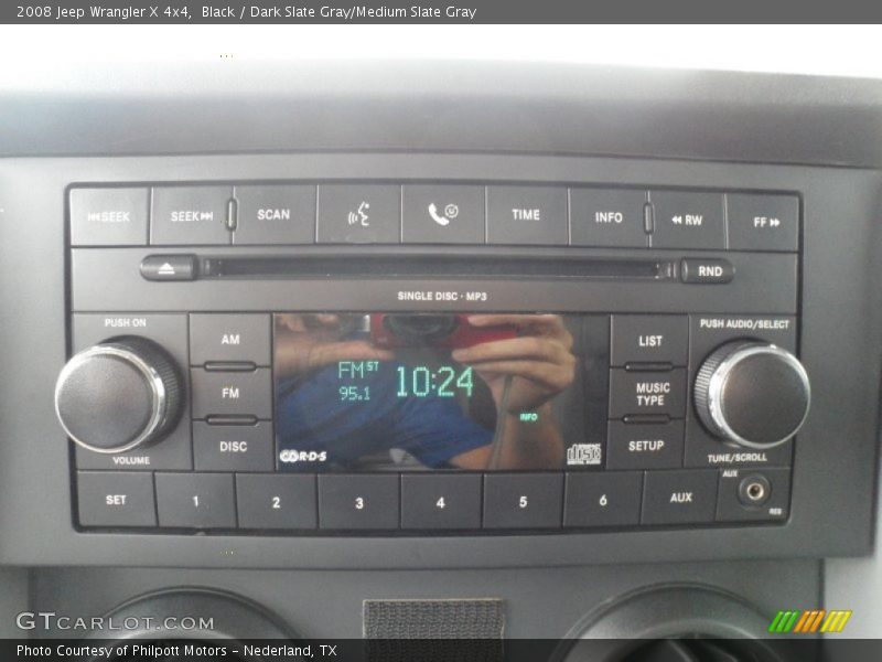 Black / Dark Slate Gray/Medium Slate Gray 2008 Jeep Wrangler X 4x4