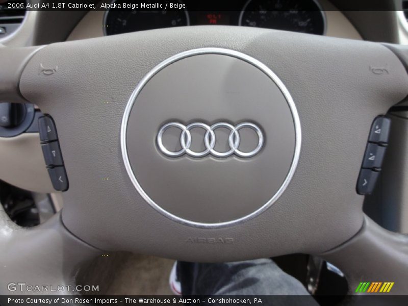 Alpaka Beige Metallic / Beige 2006 Audi A4 1.8T Cabriolet