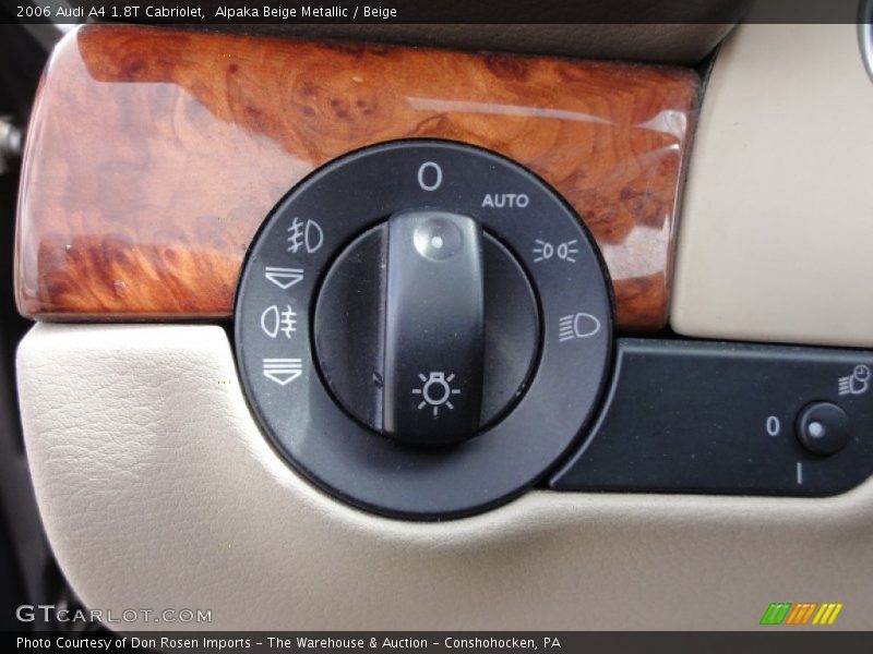 Alpaka Beige Metallic / Beige 2006 Audi A4 1.8T Cabriolet