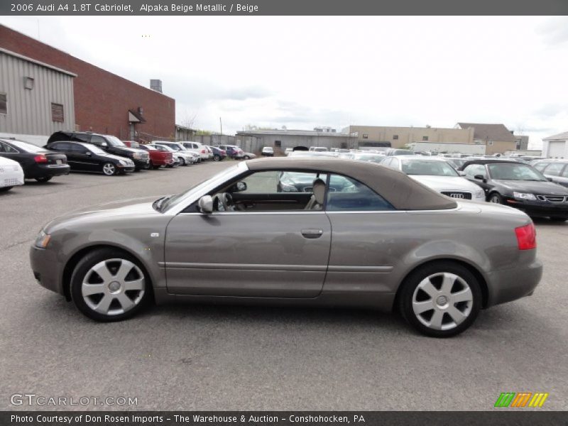 Alpaka Beige Metallic / Beige 2006 Audi A4 1.8T Cabriolet