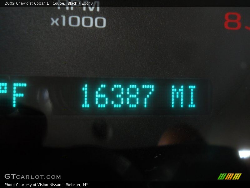Black / Ebony 2009 Chevrolet Cobalt LT Coupe