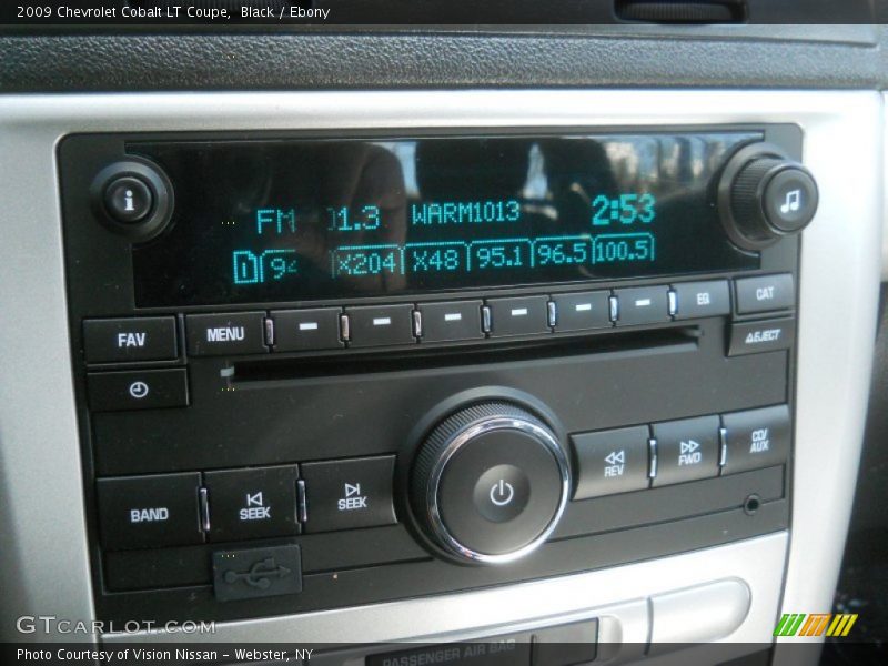 Black / Ebony 2009 Chevrolet Cobalt LT Coupe