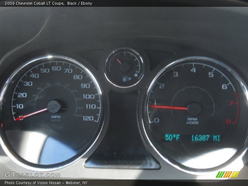 Black / Ebony 2009 Chevrolet Cobalt LT Coupe