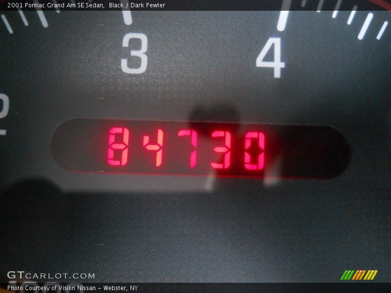 Black / Dark Pewter 2001 Pontiac Grand Am SE Sedan
