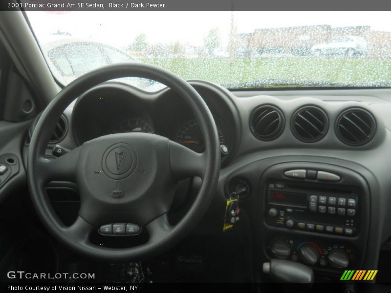 Black / Dark Pewter 2001 Pontiac Grand Am SE Sedan