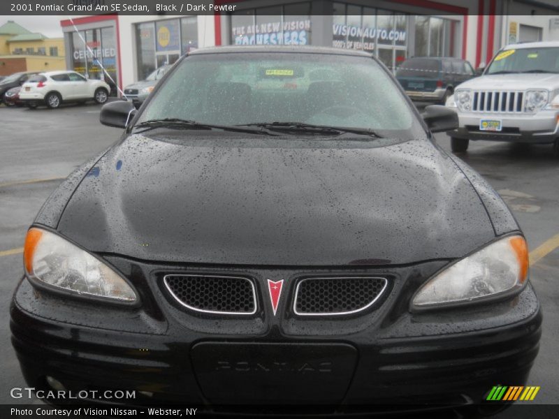 Black / Dark Pewter 2001 Pontiac Grand Am SE Sedan