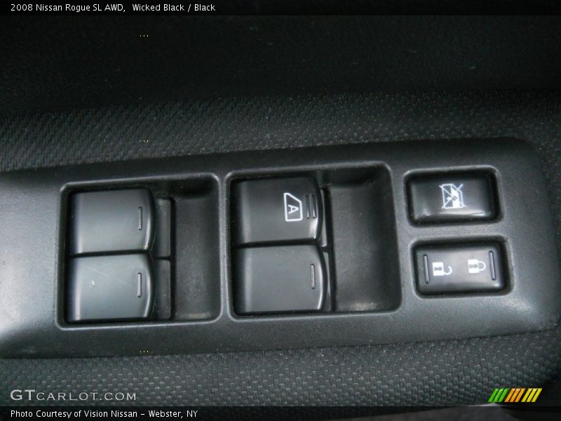Wicked Black / Black 2008 Nissan Rogue SL AWD
